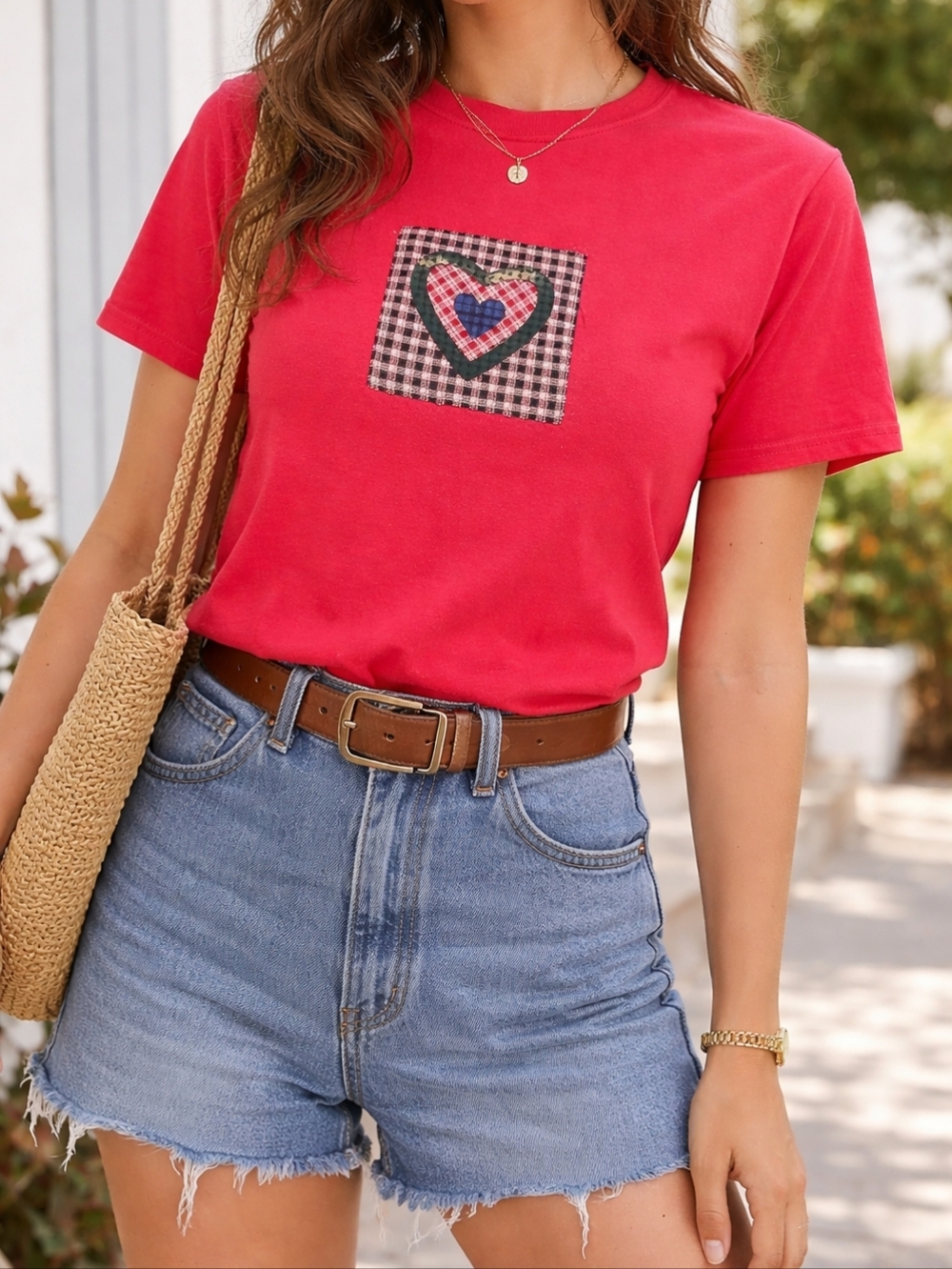 Patchwork Y2K Cottagecore Tshirt - Picture 2 of 7